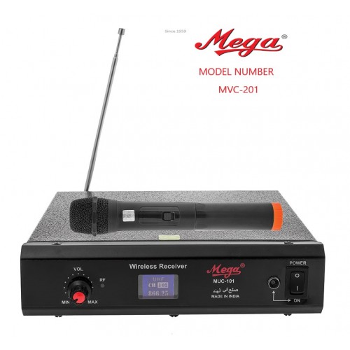 VHF SINGLE CORDLESS MIKE